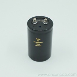 Capacitor 63V 100000uF Type A Aluminum Electrolytic Capacitor with screw terminals 63V 100000MFD